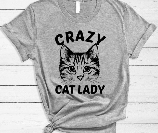 crazy cat lady T Shirt