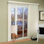 Automatic sliding pet door